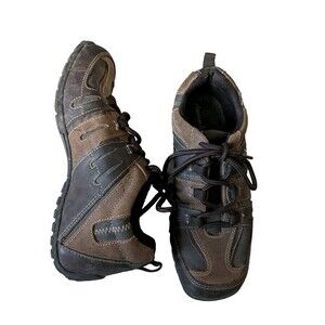 Y2K American Eagle Mens 63590 Leather Suede Casual Brown Shoes Walking Size 7.5